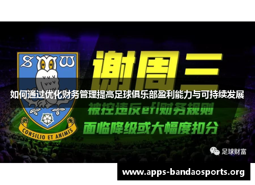 如何通过优化财务管理提高足球俱乐部盈利能力与可持续发展